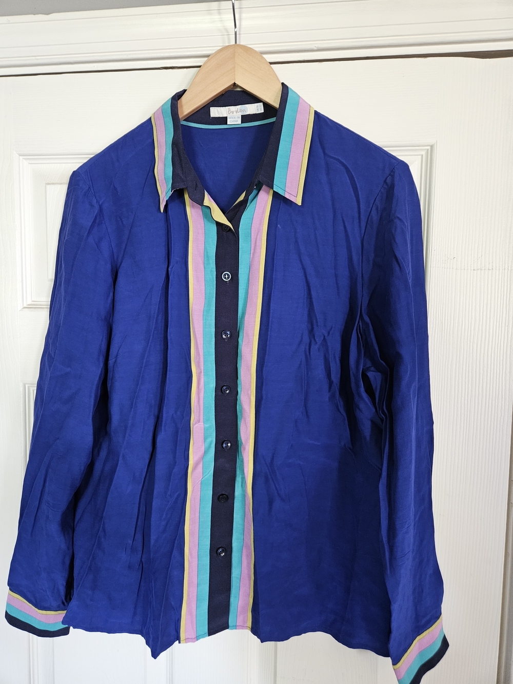 Boden Button Up Blouse, Size 12
